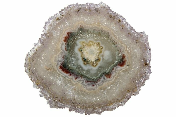 Amethyst Stalactite Slice - Uruguay #188081